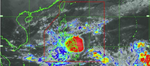 Imagen satelital al 15 de diciembre a las 5:30 p.m. Imagen cortesía de PAGASA Imagen satelital al 15 de diciembre a las 5:30 p.m. Imagen cortesía de PAGASA
