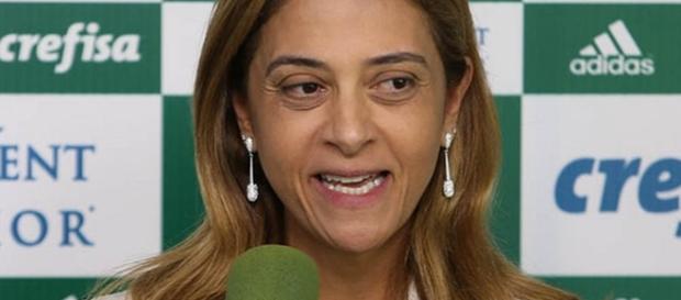Leila Pereira é a patrocinadora do clube Leila Pereira é a patrocinadora do clube