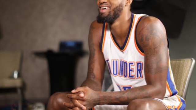 Newly Acquired Thunder Star Paul George Arrives In Oklahoma City ... - kosu.org