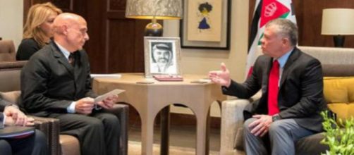 Il ministro Minniti incontra il re di Giordania, Abdallah bin al Hussein (Ministero dell'Interno)