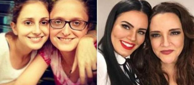Hoje elas foram um casal feliz Hoje elas foram um casal feliz