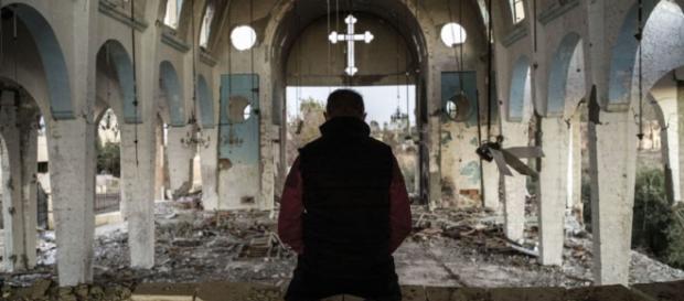 Igrejas cristãs são reconstruídas no Iraque. Igrejas cristãs são reconstruídas no Iraque.