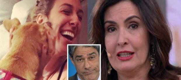 Namorada de Bonner é atacada nas redes sociais. (Foto Reprodução). Namorada de Bonner é atacada nas redes sociais. (Foto Reprodução).