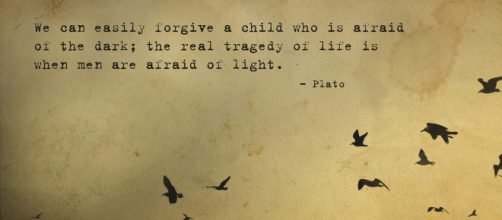 "noi possiamo facilmente dimenticare un bambino che ha paura del buio; ma la vera tragedia è quando un uomo ha paura della luce"