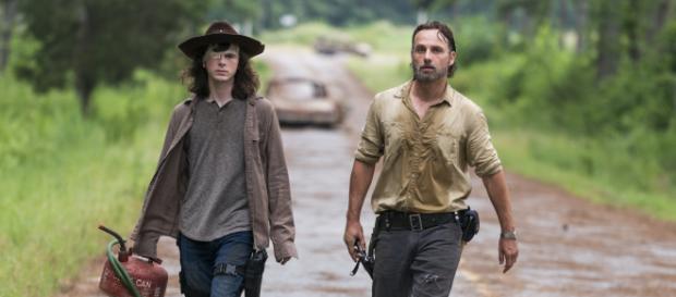 A série "The Walking Dead" fez uma pausa em sua oitava temporada. A série "The Walking Dead" fez uma pausa em sua oitava temporada.