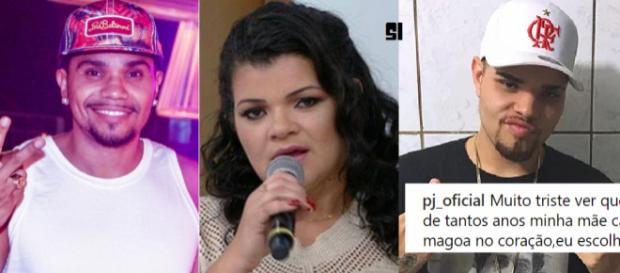 Filho de Naldo Benny faz desabafo após ser criticado pela mãe Filho de Naldo Benny faz desabafo após ser criticado pela mãe
