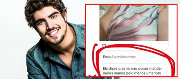 O ator surpreendeu com a resposta O ator surpreendeu com a resposta