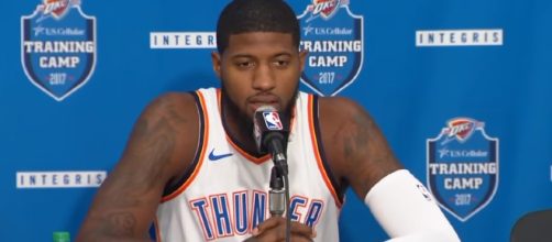 Paul George has the ability to opt out and become a free agent in the offseason. – [ESPN Media / YouTube screencap]