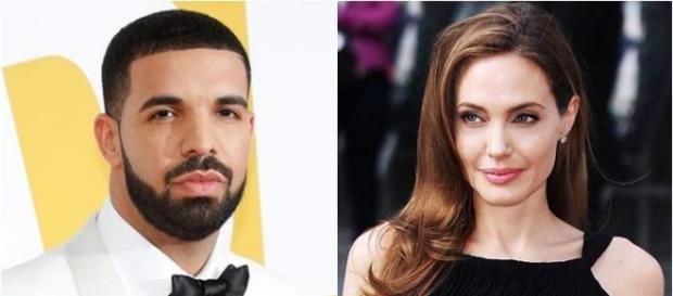 Drake e Angelina Jolie despertam rumores Drake e Angelina Jolie despertam rumores