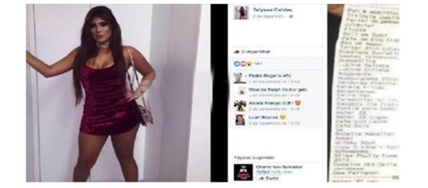 Ela confiou na pessoa errada ( Reprodução - Facebook ) Ela confiou na pessoa errada ( Reprodução - Facebook )