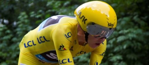 Ciclismo, Chris Froome in maglia gialla