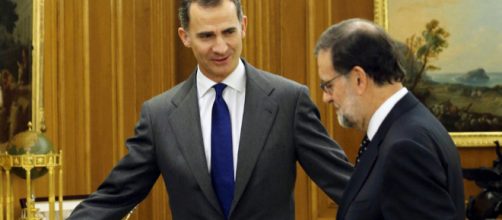 El Rey Felipe y Mariano Rajoy en
