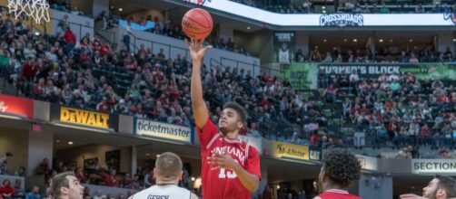 Juwan Morgan scored a career-high 34 in IU's win over #18 Notre Dame - Joe Ullrich | CNHI Sports Indiana, used with permission