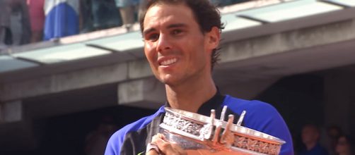 Rafael Nadal with his 10th French Open title/ Photo: screenshot via Roland Garros channel on YouTube