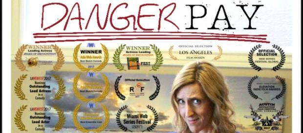 Carolyn Bridget Kennedy is the creator of the 'Danger Pay' web-series in which she also stars. / Image via Edward Ross, used with permission. Carolyn Bridget Kennedy is the creator of the 'Danger Pay' web-series in which she also stars. / Image via Edward Ross, used with permission.