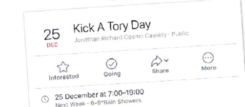 'Kick A Tory Day' was only meant to be a joke, claims event organiser (Copyright Matt Snape).