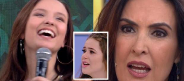 Larissa mostra que é muito importante ao SBT, mais que Maísa Larissa mostra que é muito importante ao SBT, mais que Maísa