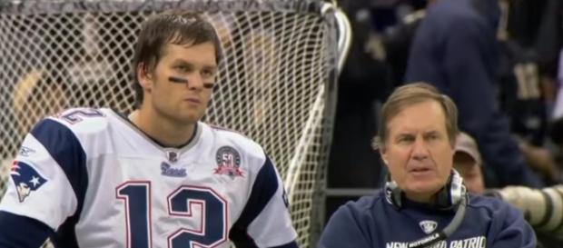 Tom Brady and Bill Belichick headed for a break-up? (Image Credit: NFL World/YouTube screencap) Tom Brady and Bill Belichick headed for a break-up? (Image Credit: NFL World/YouTube screencap)