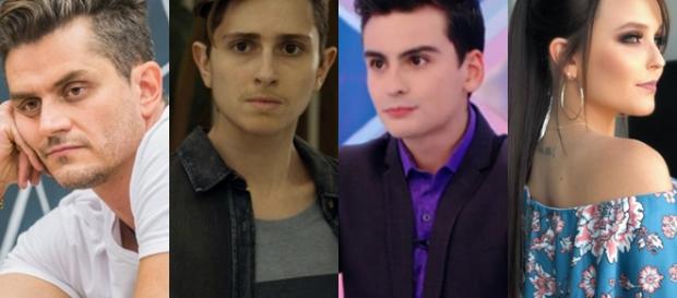 Alguns dos famosos mais comentados em 2017. (Foto Reprodução). Alguns dos famosos mais comentados em 2017. (Foto Reprodução).