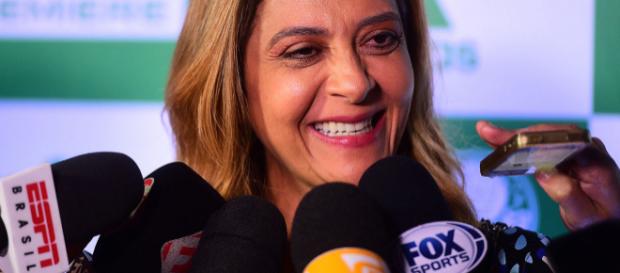 Leila Pereira é a patrocinadora do clube Leila Pereira é a patrocinadora do clube