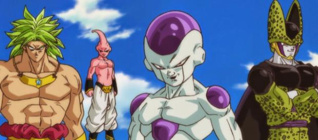 Los villanos principales de Dragon Ball Z Los villanos principales de Dragon Ball Z