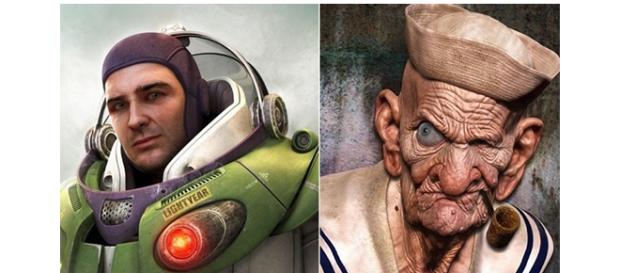 Personagens da sua infância como se fossem reais Personagens da sua infância como se fossem reais