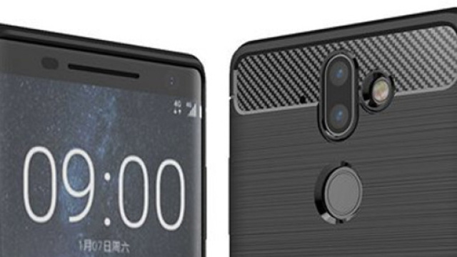 Rendering del Nokia 9 trapelato dalle custodie apparse su Amazon.