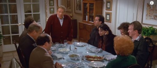 The celebration of Festivus at the Costanza household - image - TBS / Youtube