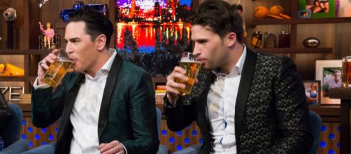 Tom Sandoval and Tom Schwartz appear on 'Watch What Happens Live.' [Photo via Bravo/YouTube]
