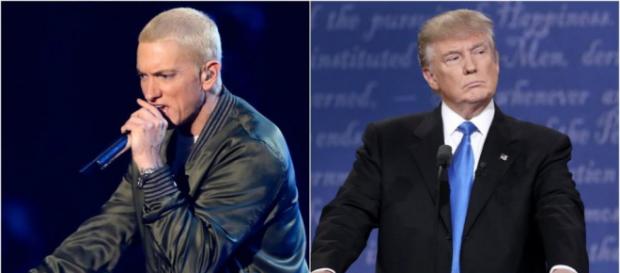 Le rappeur Eminem s'en prend à Donald Trump Le rappeur Eminem s'en prend à Donald Trump
