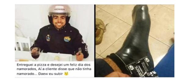 Nunca aborreça um motoboy, o resultado pode ser inesperado Nunca aborreça um motoboy, o resultado pode ser inesperado