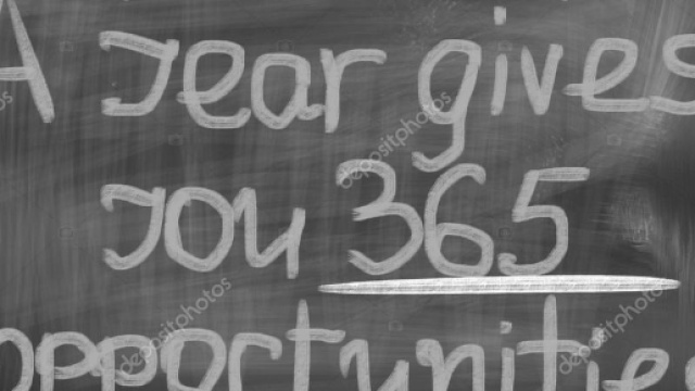 Un anno ti dà il concetto di 365 opportunità