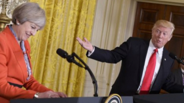 Un rapprochement entre Donald Trump et Theresa May