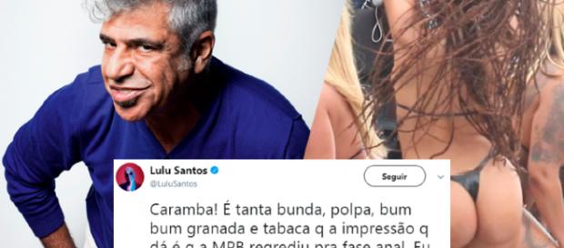 Cantor Lulu Santos gera polêmica na web Cantor Lulu Santos gera polêmica na web