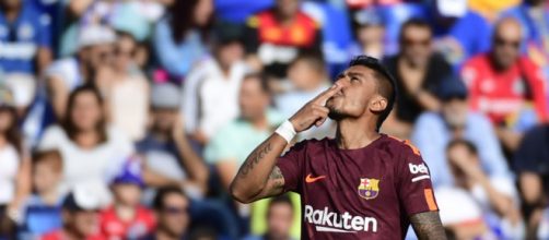 Paulinho célébrant son but salvateur face à Getafe.