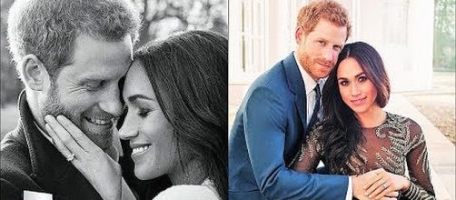Prince Harry and Meghan Markle's engagement photos [Image: Entertainment News Magazine/YouTube screenshot]