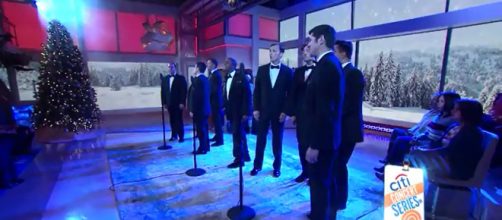 Straight No Chaser displayed full range of talents and true Christmas spirit on two "Today" hours. [Image via TODAY screenshot]