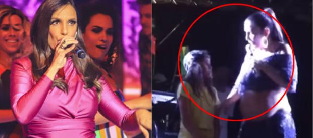 A atitude da cantora foi aplaudida pela plateia e pelos internautas. A atitude da cantora foi aplaudida pela plateia e pelos internautas.