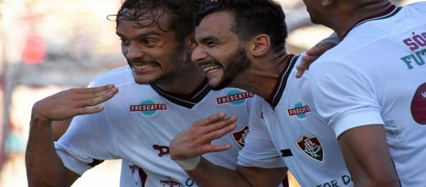 Destaques do Fluminense, Scarpa e Dourado seguem cobiçados por outras grandes equipes (Foto: Net Flu) Destaques do Fluminense, Scarpa e Dourado seguem cobiçados por outras grandes equipes (Foto: Net Flu)