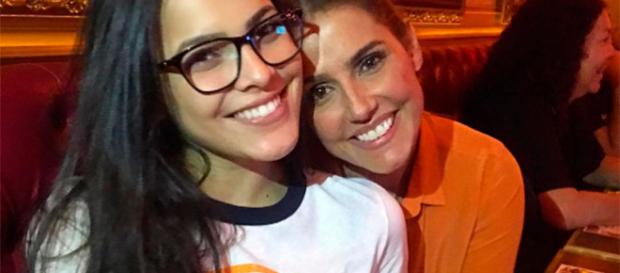 Ex-BBB Emilly Araújo e Débora Secco Ex-BBB Emilly Araújo e Débora Secco