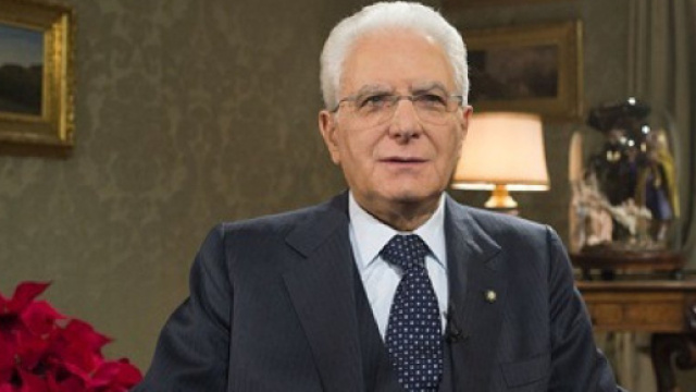Il Presidente della Repubblica italiana, Sergio Mattarella.