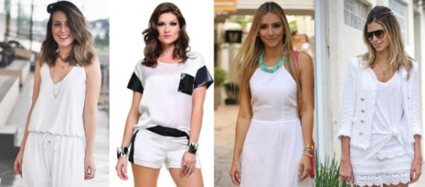 A maioria das pessoas escolhe usar roupas brancas na virada A maioria das pessoas escolhe usar roupas brancas na virada