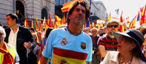 Álvaro de Marichalar en una manifestación Álvaro de Marichalar en una manifestación