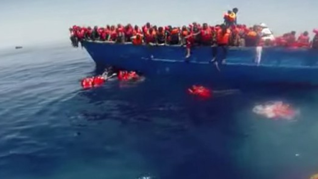 Migranti in un viaggio della speranza