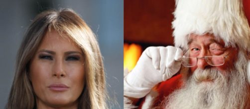Melania Trump, Santa Claus, via Twitter
