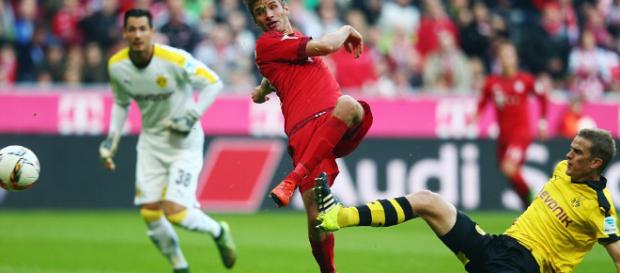 Thomas Müller, futbolista alemán del Bayern Múnich de la Bundesliga de Alemania. Thomas Müller, futbolista alemán del Bayern Múnich de la Bundesliga de Alemania.
