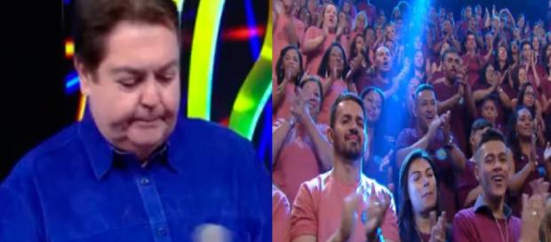 Faustão é homenageado no Natal e não segura a emoção em ato comovente Faustão é homenageado no Natal e não segura a emoção em ato comovente