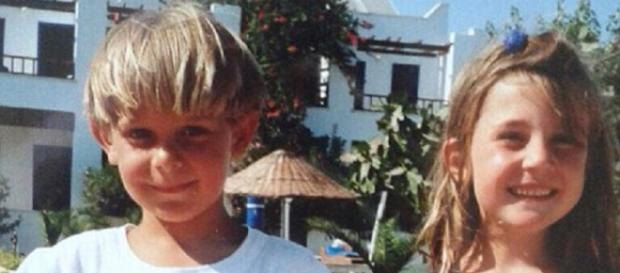 Heidi e Ed quando eram crianças. Heidi e Ed quando eram crianças.