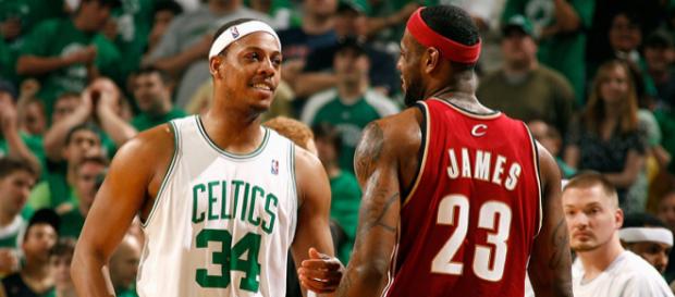 Pierce talks about guarding LeBron - (Image Credit: NBA/YouTube/screencap) Pierce talks about guarding LeBron - (Image Credit: NBA/YouTube/screencap)