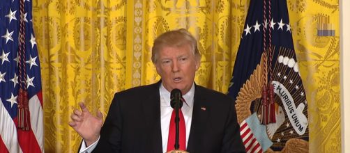 Donald Trump at the White House, via YouTube